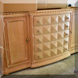 F60. American Drew sideboard. (Missing top.)